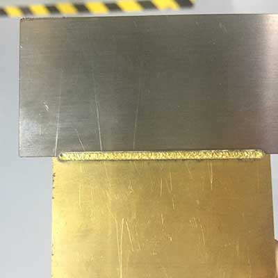 有色金属铜铝焊接样品展示